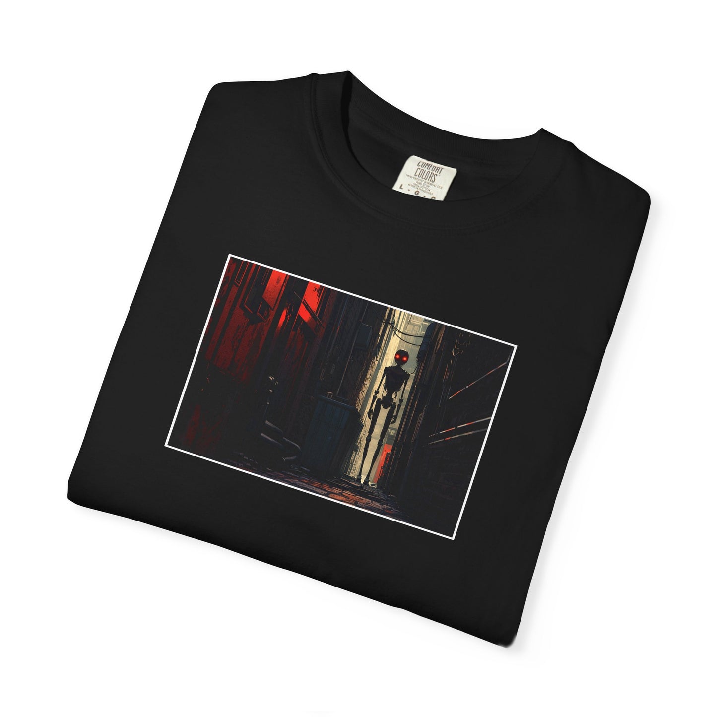 T-Shirt — Neon Alley Robot Graphic Tee