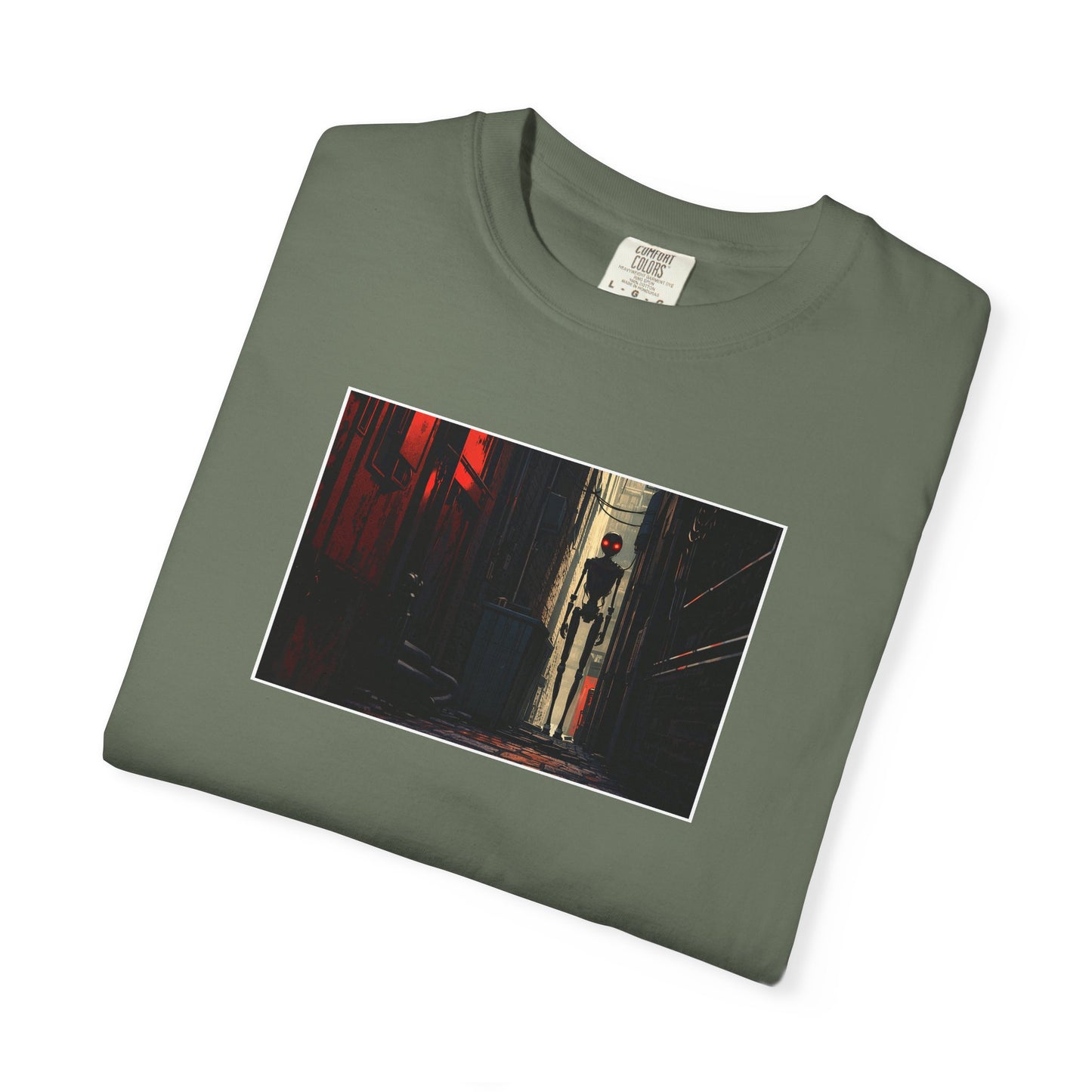 T-Shirt — Neon Alley Robot Graphic Tee