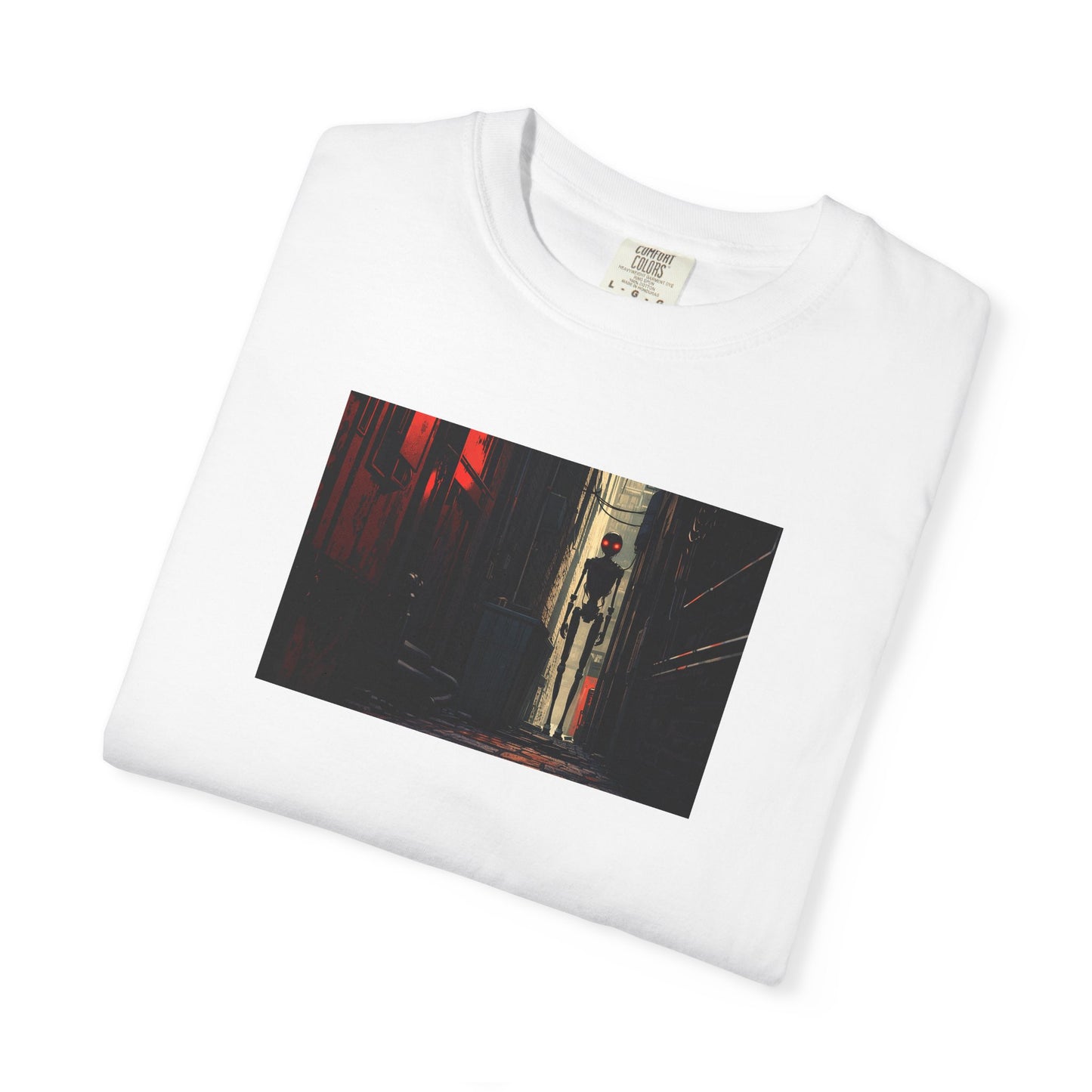 T-Shirt — Neon Alley Robot Graphic Tee